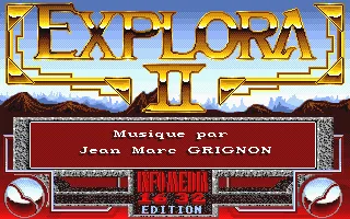 Chrono Quest II (Europe) (Dual Sided) title screen