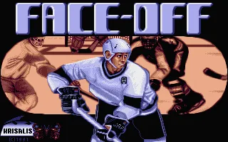 Face-Off Ice Hockey title screen