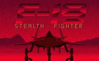 F-19 Stealth Fighter title screen