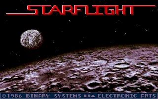 StarFlight title screen
