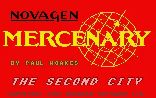 Mercenary - Escape from Targ & The Second City (Europe) (Compilation - Premier Collection II) title screen