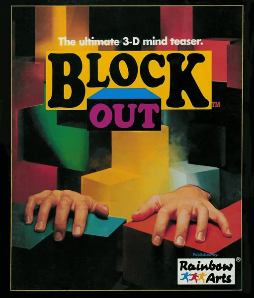 Blockout cover art for Atari ST