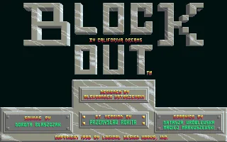 Blockout title screen