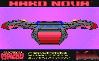Hard Nova title screen