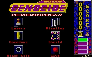 Mission Genocide title screen