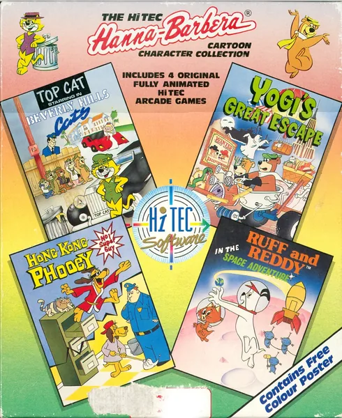 The Hi-Tec Hanna-Barbera Cartoon Character Collection cover art for Atari ST