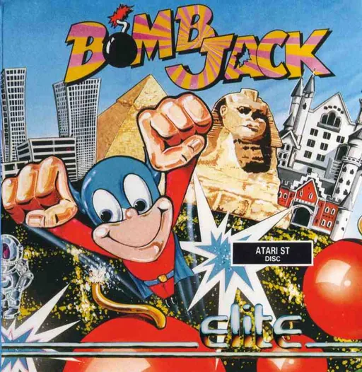 Bomb Jack (Europe) (Budget - Encore) cover art for Atari ST