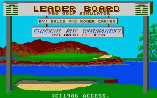 World Class Leader Board (Europe) (Budget - Klassix) title screen