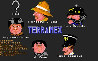 Terramex title screen