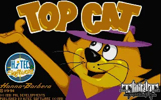 Top Cat Starring in Beverly Hills Cats title screen