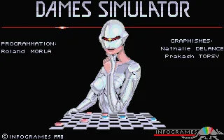 Dames Simulator title screen