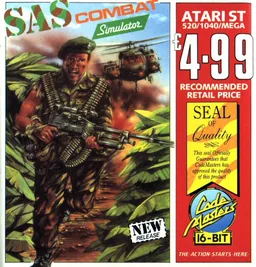 SAS Combat Simulator cover art for Atari ST