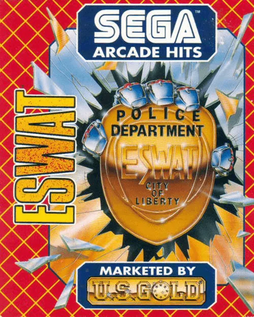 ESWAT cover art for Atari ST