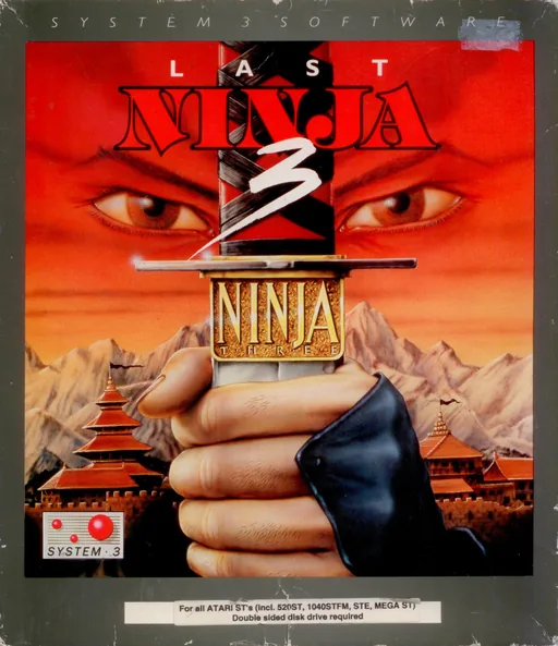 Last Ninja 3 (Europe) (Budget - Kixx) cover art for Atari ST