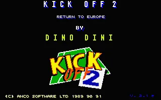 Kick Off 2 - Return to Europe (Europe) (v2.1e) screenshot