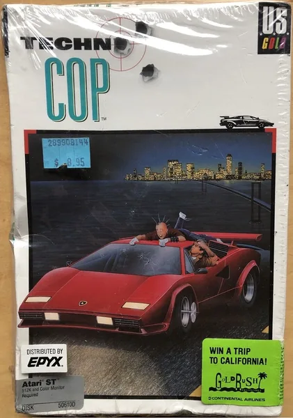 Technocop cover art for Atari ST