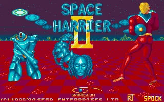 Space Harrier II title screen
