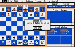 Sargon III title screen
