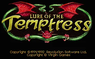 Lure of the Temptress (France) (17.6.1992) title screen