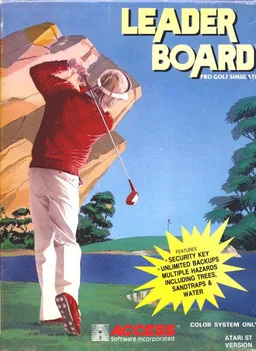 Leader Board cover art for Atari ST