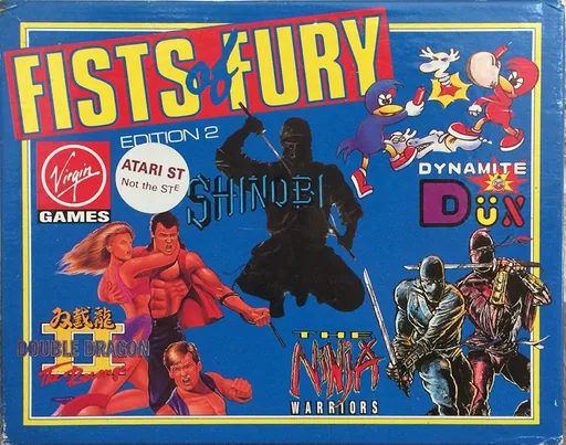 The Ninja Warriors (Europe) (Fists of Fury) cover art for Atari ST