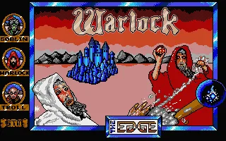 Warlock (Europe) (The Edge) title screen