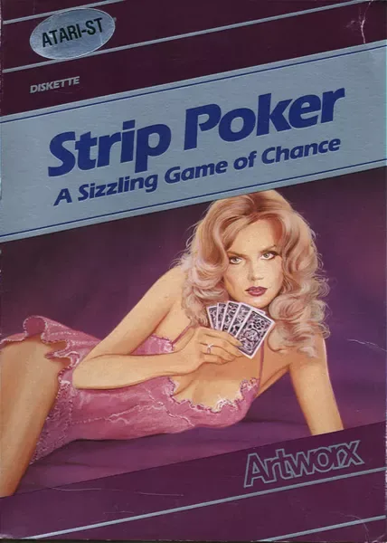 Strip Poker - A Sizzling Game of Chance cover art for Atari ST