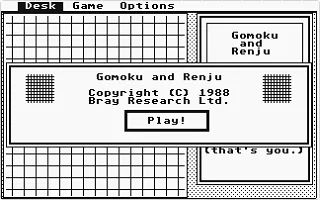 Go-Moku + Renju title screen