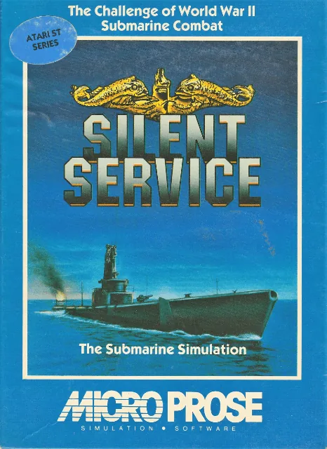 Silent Service - The Submarine Simulation cover art for Atari ST