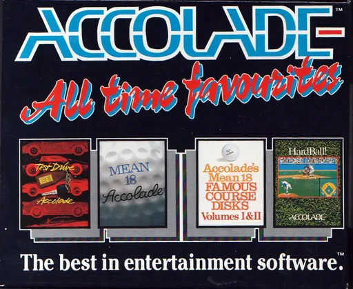 Mean 18 (Europe) (Compilation - Accolade All Time Favourites) cover art for Atari ST