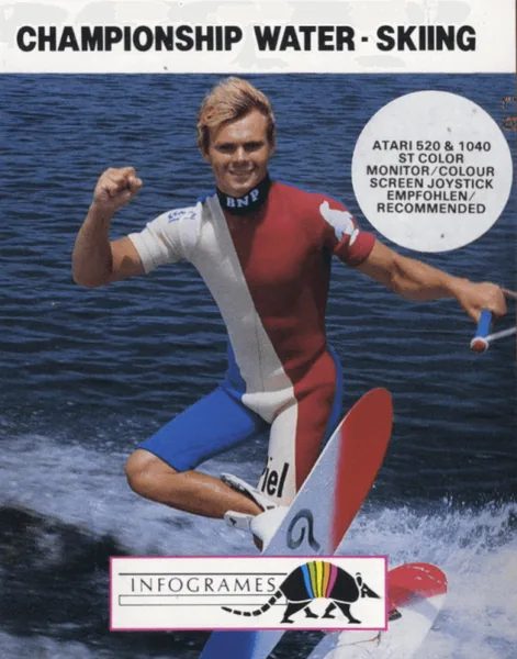 Championship Water-Skiing cover art for Atari ST