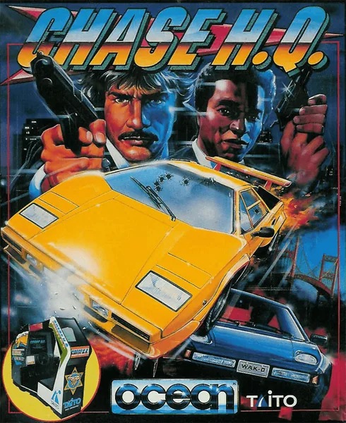 Chase H.Q. cover art for Atari ST