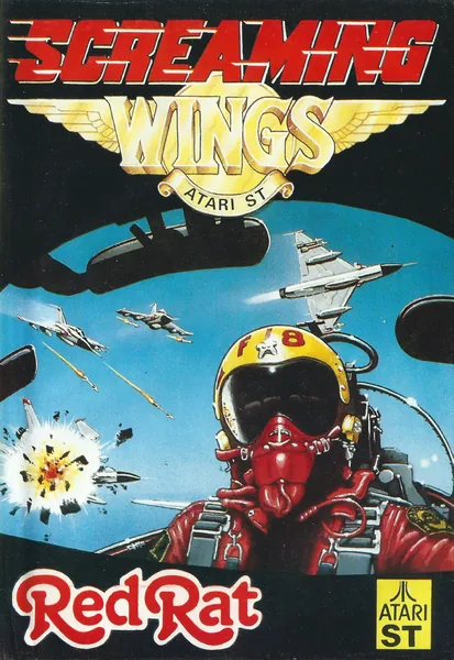 Screaming Wings (Europe) (Quartet Gold) cover art for Atari ST