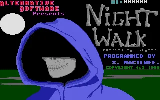 Night Walk title screen
