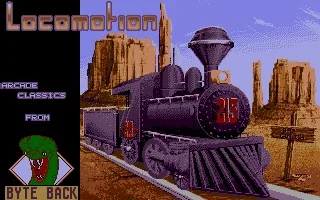 Locomotion (Europe) (Byte Back) title screen