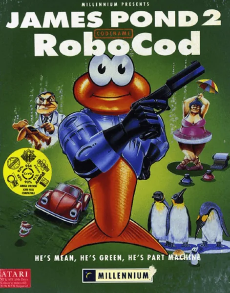 James Pond II - Codename RoboCod cover art for Atari ST