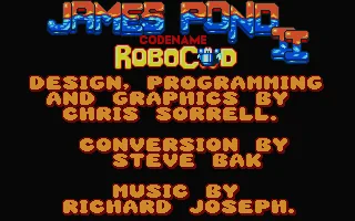 James Pond II - Codename RoboCod title screen