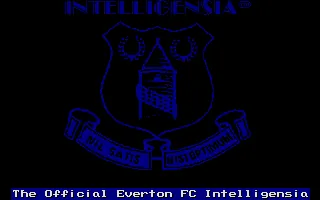 The Official Everton F.C. Intelligensia title screen