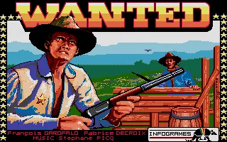Wanted title screen