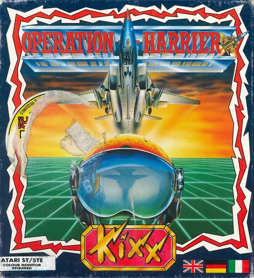 Operation Harrier cover art for Atari ST