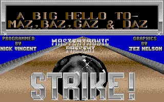Strike title screen