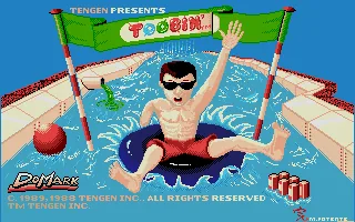Toobin' title screen