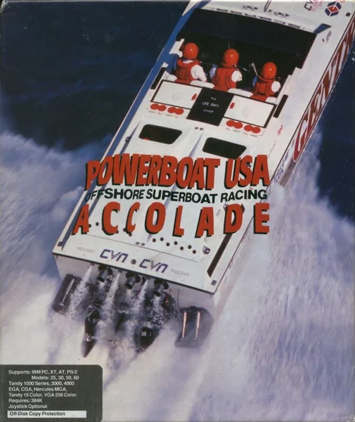 PowerBoat USA - Offshore Superboat Racing cover art for Atari ST