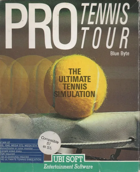 Pro Tennis Tour (Europe) (Grandstand) cover art for Atari ST