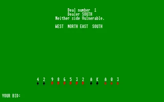 Bridge Player 2000 with Tutor screenshot