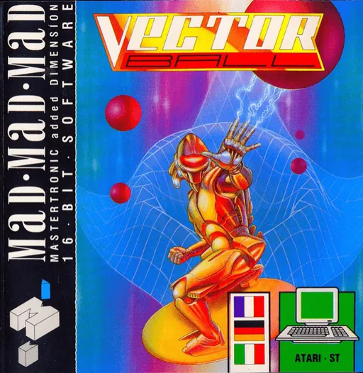 Vectorball cover art for Atari ST