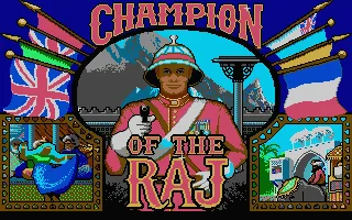 Champion of the Raj title screen