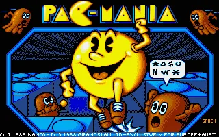 Pac-Mania title screen