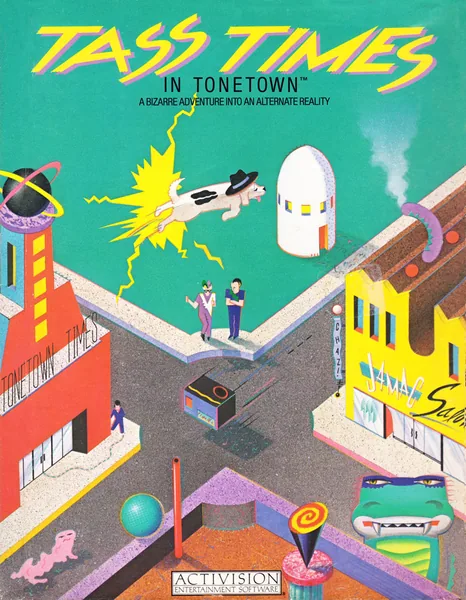 Tass Times in Tonetown cover art for Atari ST