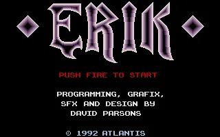 Erik title screen